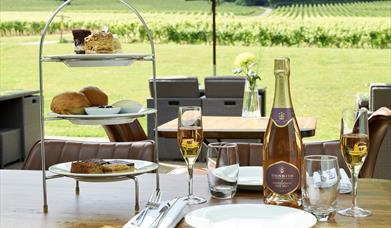 Sparkling Afternoon Tea in the Vineyard Restaurant with Outdoor Train Tour