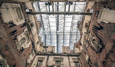 A view up through the Marble Hall to the roof - James Duffy
