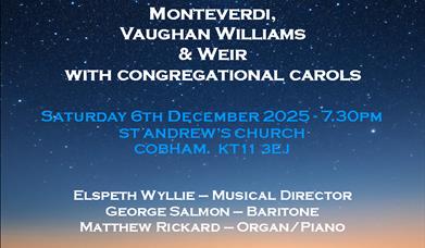 Music for Advent Horsley Choral Society concert on 6th December at St Andrew's Church Cobham
