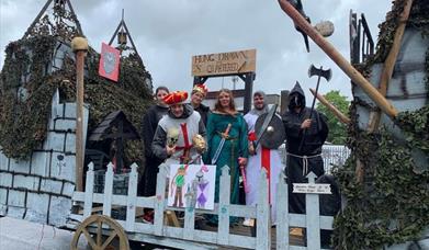 A float taking part in the Parade