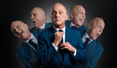 5 versions of Kenneth pulling different faces