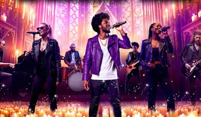 3 singers and candlelight